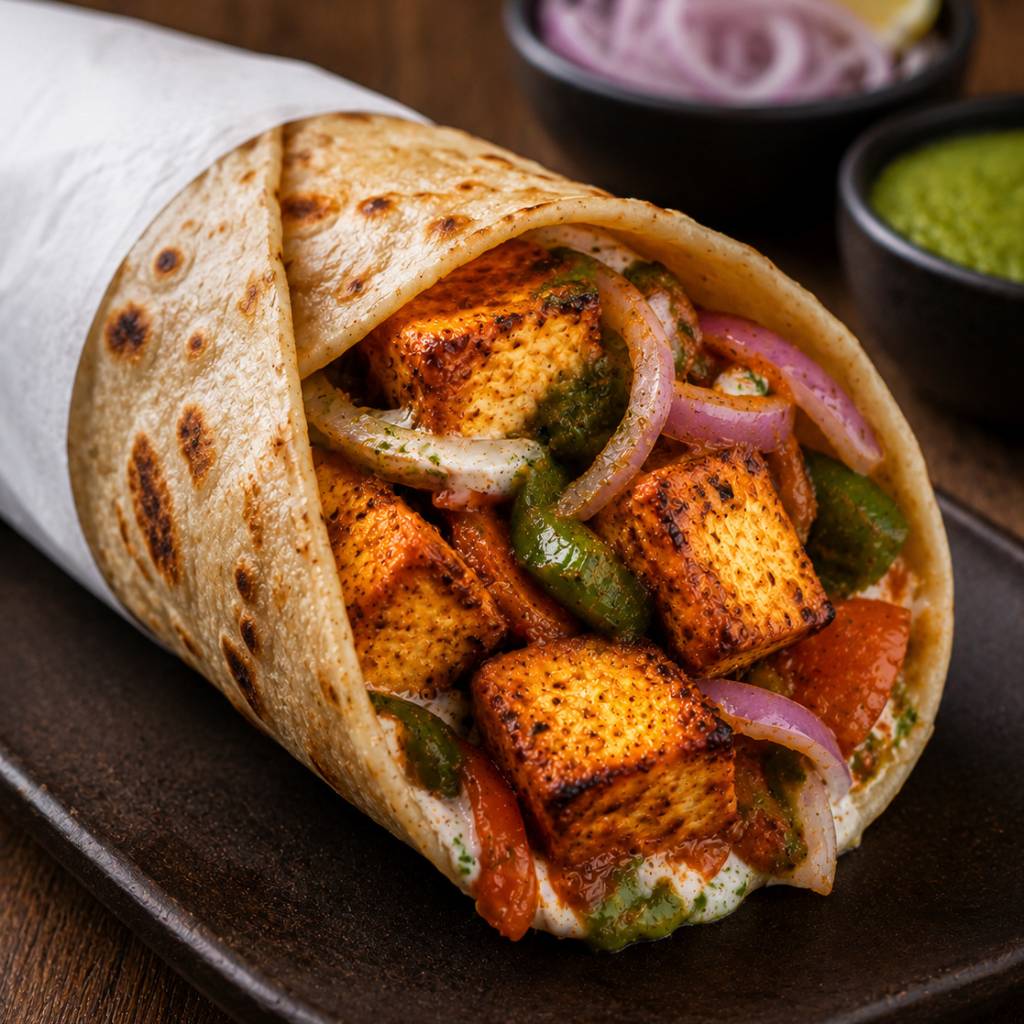 Paneer Tikka Roll